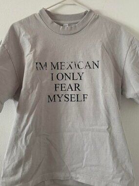 American retro letter printed short sleeved T-shirt